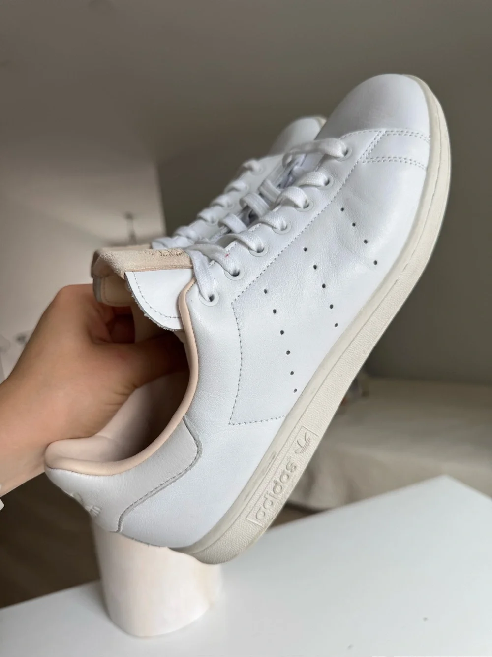 Adidas Stan Smith Home of Classics White Leather Sneakers Men’s US 12